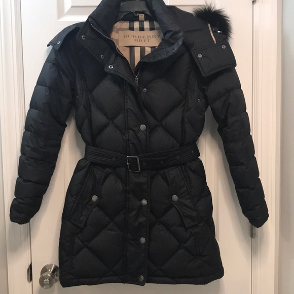 burberry brit down jacket